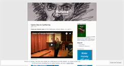 Desktop Screenshot of hunckepoem.wordpress.com