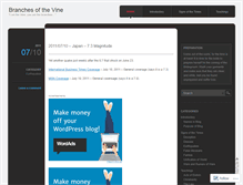 Tablet Screenshot of branchesofthevine.wordpress.com