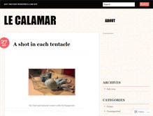 Tablet Screenshot of lecalamar.wordpress.com