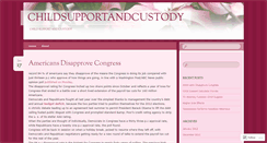 Desktop Screenshot of childsupportandcustody.wordpress.com