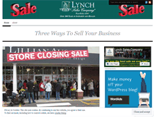 Tablet Screenshot of lynchsales.wordpress.com