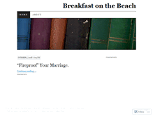 Tablet Screenshot of breakfastonthebeach.wordpress.com