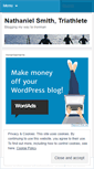 Mobile Screenshot of nathanielsmithtriathlete.wordpress.com