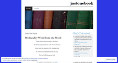 Desktop Screenshot of justonebook.wordpress.com