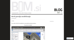Desktop Screenshot of bimsi.wordpress.com