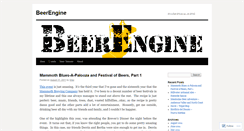 Desktop Screenshot of beerengine.wordpress.com