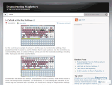 Tablet Screenshot of deconstructingmaple.wordpress.com