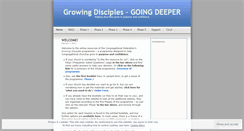 Desktop Screenshot of cfgoingdeeper.wordpress.com