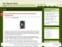 Tablet Screenshot of drsportsmedicine.wordpress.com