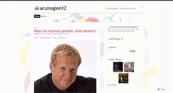Desktop Screenshot of acuiregion12.wordpress.com