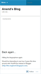 Mobile Screenshot of anand.wordpress.com