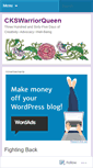 Mobile Screenshot of ckswarriorqueen.wordpress.com