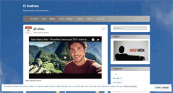 Desktop Screenshot of elhadrian.wordpress.com