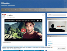 Tablet Screenshot of elhadrian.wordpress.com