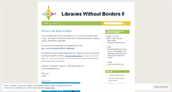 Desktop Screenshot of librarieswithoutborders.wordpress.com