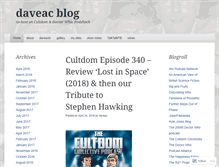 Tablet Screenshot of daveac.wordpress.com