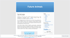 Desktop Screenshot of futureanimals.wordpress.com