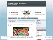 Tablet Screenshot of finalfourbaseball08.wordpress.com