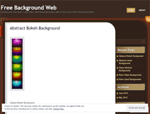 Tablet Screenshot of freebackgroundweb.wordpress.com