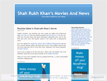 Tablet Screenshot of kingkhanshahrukhkhan.wordpress.com