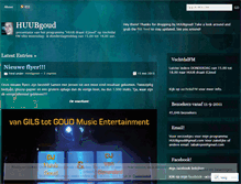 Tablet Screenshot of huubgoud.wordpress.com