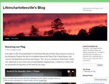 Tablet Screenshot of lifeincharlottesville.wordpress.com