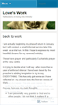 Mobile Screenshot of loveswork.wordpress.com