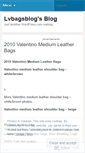 Mobile Screenshot of lvbagsblog.wordpress.com