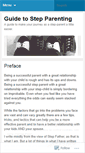 Mobile Screenshot of guideforstepparents.wordpress.com
