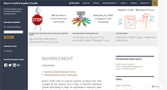 Desktop Screenshot of buyerscredit.wordpress.com