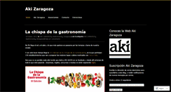 Desktop Screenshot of akizaragoza.wordpress.com
