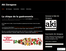 Tablet Screenshot of akizaragoza.wordpress.com