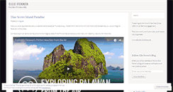 Desktop Screenshot of elleferrer.wordpress.com