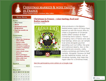Tablet Screenshot of christmasfrance.wordpress.com