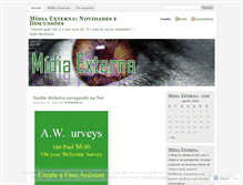 Tablet Screenshot of midiaexterna.wordpress.com