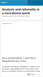 Mobile Screenshot of analysis.wordpress.com