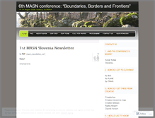 Tablet Screenshot of masnslovenia.wordpress.com