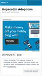 Mobile Screenshot of hopscotchadoptions.wordpress.com