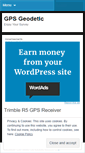 Mobile Screenshot of gpsgeodetic.wordpress.com
