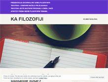 Tablet Screenshot of filozofskitekstovi.wordpress.com