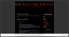 Desktop Screenshot of dirtracecarsforsalewrrj.wordpress.com