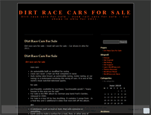 Tablet Screenshot of dirtracecarsforsalewrrj.wordpress.com