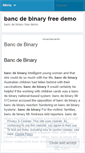 Mobile Screenshot of donate.bancdebinaryfreedemo.wordpress.com