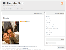 Tablet Screenshot of elblocdelsant.wordpress.com
