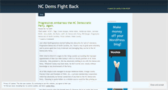 Desktop Screenshot of ncdemocrats.wordpress.com