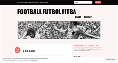 Desktop Screenshot of footballfutbolfitba.wordpress.com