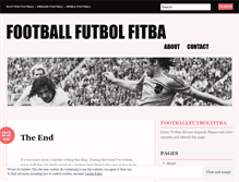 Tablet Screenshot of footballfutbolfitba.wordpress.com