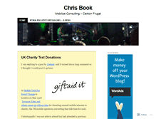 Tablet Screenshot of chrisbook.wordpress.com