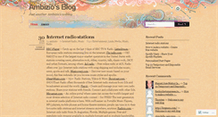Desktop Screenshot of ambizio.wordpress.com