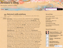 Tablet Screenshot of ambizio.wordpress.com